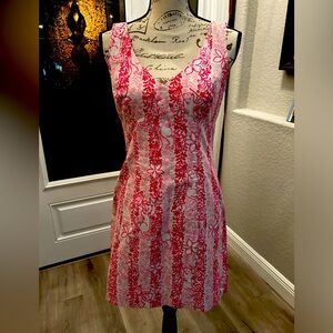 Pink and White Lilly Pulitzer dress, Sz4
